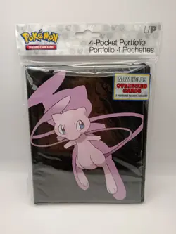 MEW Pokemon Ultra Pro 4 Pocket Page Portfolio Album Binder Card Protect Brand - Image 1