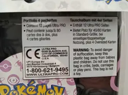 MEW Pokemon Ultra Pro 4 Pocket Page Portfolio Album Binder Card Protect Brand - Image 4