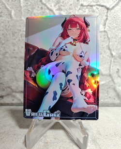 Yuzuha ZZZ Trading Card Waifu Goddess Story Anime Girl holo Karte Manga Art - Image 1