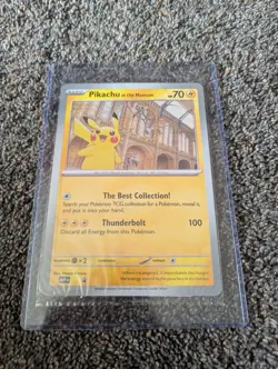 Pikachu At The Museum Jumbo Promo Card Pokemon TCG Shipped In Top Loader - US - Image 3