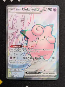 Lillie's Clefairy ex - 195 SV: Scarlet & Violet Promo Cards Pokemon NM Holo - Image 1