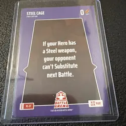 Steel Cage 2025 Bo Jackson Battle Arena Alpha Update Play Card SP #PL-27 - Image 1