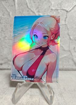 Zita Trading Card Waifu Goddess Story Anime Girl holo Karte Manga Full Art - Image 1