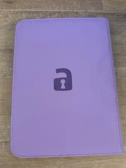 Vault X Just Purple 9-Pocket Exo-Tec Zip Binder - 360 Cards - New - Image 3