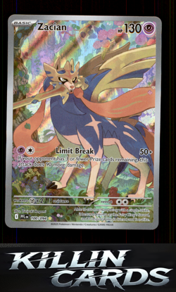 Zacian - 100/094 100/094 Pokemon Illustration Rare ME02: Phantasmal Flames Card - Image 1