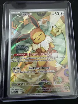 Pokemon Eevee 173 Scarlet & Violet Promo Holo Card English 2025 - Image 1