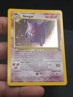 Pokemon TCG Gengar Fossil Holo Card 5/62 Unlimited Rare Vintage WOTC - Image 3