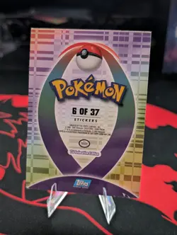 2001 Topps Pokemon TV Animation Edition Johto Series 1, Espeon #6 - Image 2