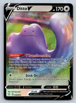 Ditto V 050/072 Holofoil Shining Fates NM - Pokemon TCG - Image 1