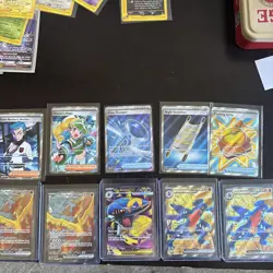 Lot of Pokemon cards- IR’s-UR’s-GX’s- Vmax-EX’s- Mostly NM, Older cards HP - Image 5