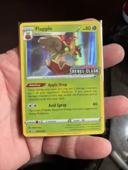 Pokemon Flapple SWSH022 Stamped - Image 1