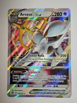 Arceus VSTAR 123/172 Swsh09: Brilliant Stars Holo Pokemon TCG - Image 1