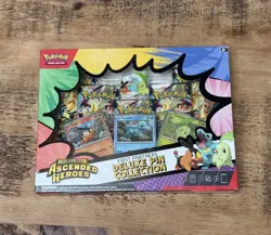 Pokemon TCG Ascended Heroes First Partners Deluxe Pin Collection - New/Sealed 🎉 - Image 1