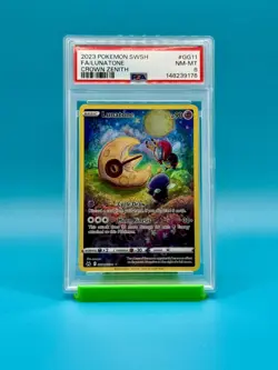 PSA 8 - 2023 Pokemon SWSH Crown Zenith Lunatone #GG11 - Image 1