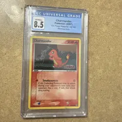 2007 Pokemon EX Charmander Reverse Foil Power Keepers Stamped #48/108 CGC 8.5 - Image 3