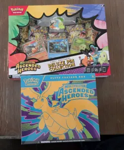 Pokemon TCG Ascended Heroes Elite Trainer Box ETB And Pin Collection Box. New - Image 1