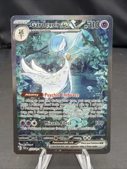 Pokemon Gardevoir ex 233/091 SV: Paldean Fates Illustration Rare Holo 310 HP - Image 1