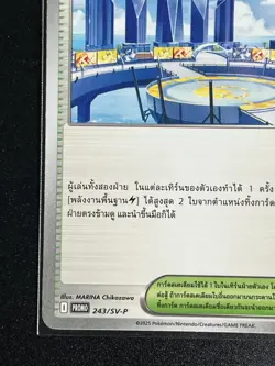 Hakko City Stadium GYM Promo Pokemon Card 243/SV-P TCG [Thai language] - Image 4