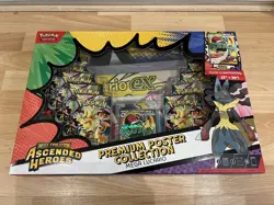 Pokemon TCG: Ascended Heroes - Mega Lucario Premium Poster Collection Box NEW - Image 5