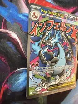Pokemon Mega Charizard X ex 023 MEP Promo Holo 360 HP Mega Evolution - Image 2