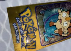 Pokemon Topps #52 MEOWTH Chrome 1999 Series 1 5of5 Card TV Animation Edition NM - Image 3