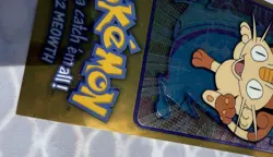 Pokemon Topps #52 MEOWTH Chrome 1999 Series 1 5of5 Card TV Animation Edition NM - Image 5