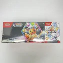 Pokemon TCG Prismatic Evolutions Surprise Box & Booster Bundle NEW SEALED - Image 1