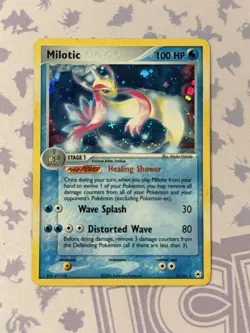 Pokemon TCG Milotic Hidden Legends Holo Rare 12/101 2004 100 HP Atsuko Nishida - Image 1