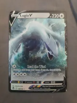 Pokemon TCG- Lugia V #138/198 Ultra Rare Holo Chilling Reign Near Mint - Image 1