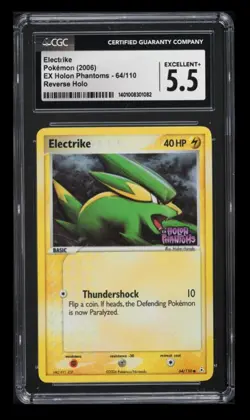 2006 Pokemon EX Holon Phantoms Electrike CGC 5.5 English #64 Reverse Holo - Image 1
