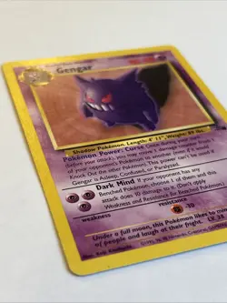 Pokemon TCG Gengar 20/62 Fossil Non-Holo Rare NmU - Image 2
