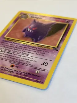Pokemon TCG Gengar 20/62 Fossil Non-Holo Rare NmU - Image 3