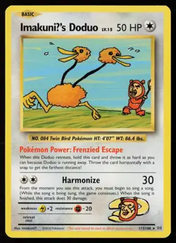 ImakuniU's Doduo 112/108 Secret Rare Evolutions Pokemon Near Mint - Image 1