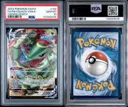 2023 POKEMON SWSH FA/RAYQUAZA VMAX CROWN ZENITH 102/159 GEM MINT PSA 10 - Image 3