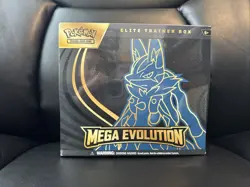 Pokemon TCG Mega Evolution ETB Lucario New Sealed - Image 1