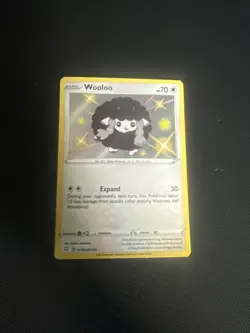 Wooloo SV103/SV122 Baby Shiny Pokemon TCG Shining Fates: Shiny Vault Holo - Image 1