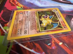 Pokemon Charizard 4/130 Base Set 2 Holo Rare English LP Half Swirl On Top - Image 5