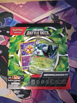Pokemon TCG: Meowscarada EX Deluxe Battle Deck - Image 1