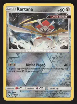 Kartana 101/168 Reverse Holo Pokemon SM - Celestial Storm - Image 1