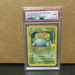 2021 POKEMON CELEBRATIONS CLASSIC COLLECTION #15 VENUSAUR-HOLO PSA 9 - Image 1