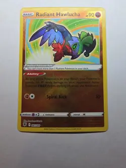 Radiant Hawlucha 081/189 Pokemon TCG Astral Radiance Radiant Rare NM - Image 1