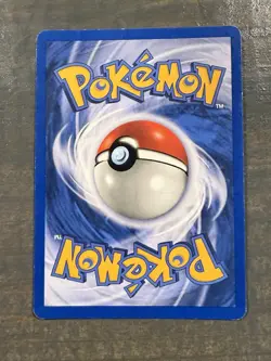 2000 Pokemon Alakazam Holo 1/130 Base Set 2 WOTC Vintage LP - Image 2