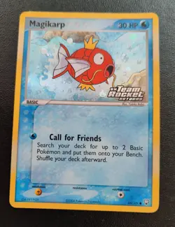 2004 Pokemon Magikarp-#65/109-Reverse Holo-Team Rocket Returns-STAMPED-M/NM. - Image 1