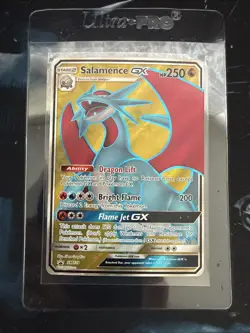 Pokemon - Salamence GX - SM139 - S&M Black Star Promo - Full Art Holo Promo NM - Image 1