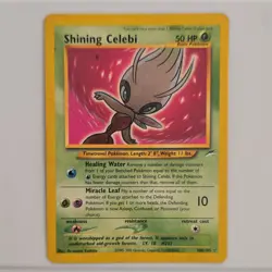 Pokemon Shining Celebi Neo Destiny Holo Shining 106/105 50 HP Basic 2000 English - Image 1