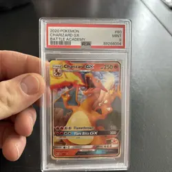 2020 Pokemon Battle Academy PSA 10 GEM MINT Charizard GX #60 9/68 - Image 1