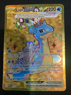 Lapras ex 164 Pokemon, Scarlet & Violet Promo Cards Holo - Image 1