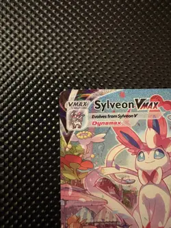 Sylveon VMAX 212/203 Secret Rare Full Art Rapid Strike Holo Pokemon Card - Image 2