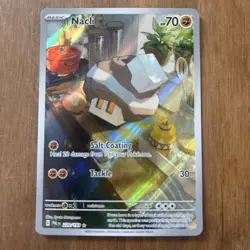 Pokemon Nacli TCG Scarlet & Violet Paldea Evolved Holo Illustration Card 220/193 - Image 1