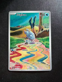 Pokemon TCG Frigibax Illustration Rare Holo Card 208/193 Sv02: Paldea Evolved - Image 1